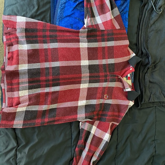 Vintage Tommy Hilfiger Plaid Collard Shirt - Picture 1 of 3